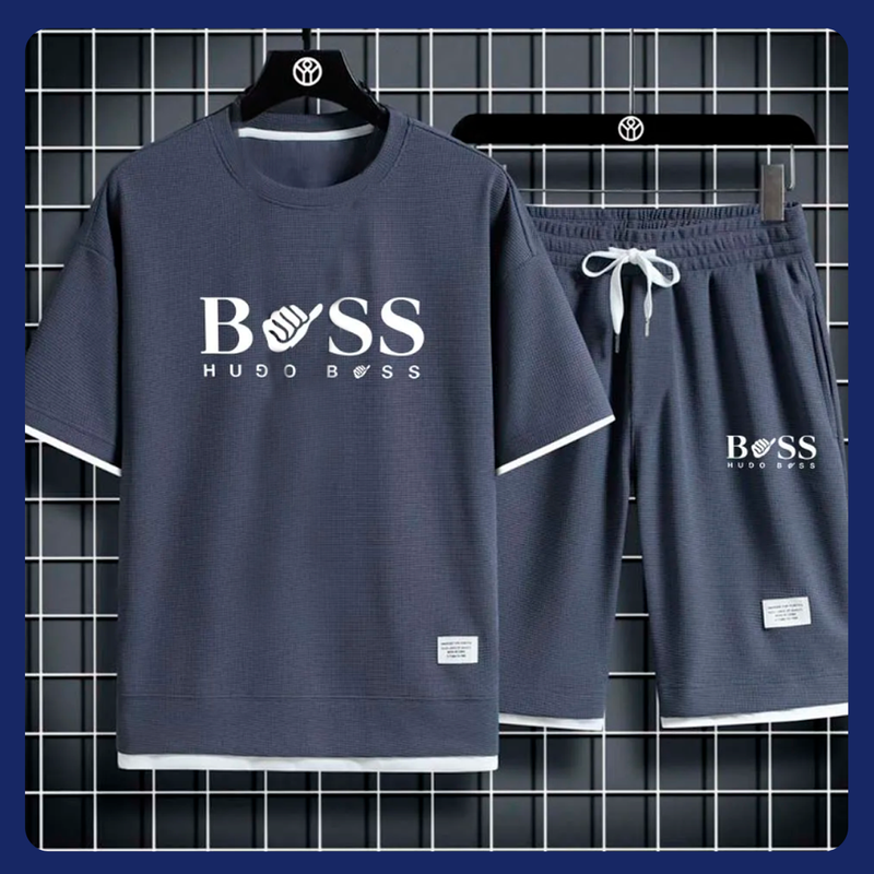 Conjunto Boss - Camisa + Bermuda